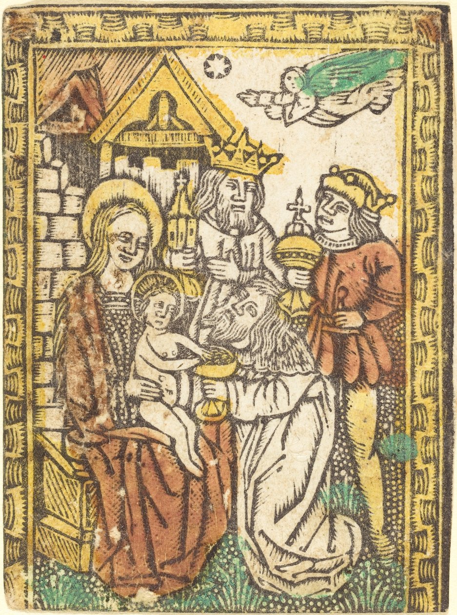 Tillbedjan av Magi, ca. 14701480. av Unbekannt