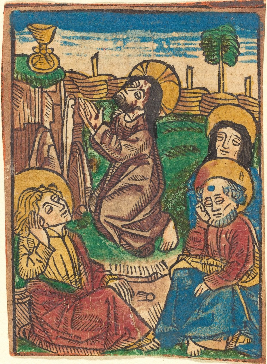 Agony in the Garden, ca. 1490. av Unbekannt