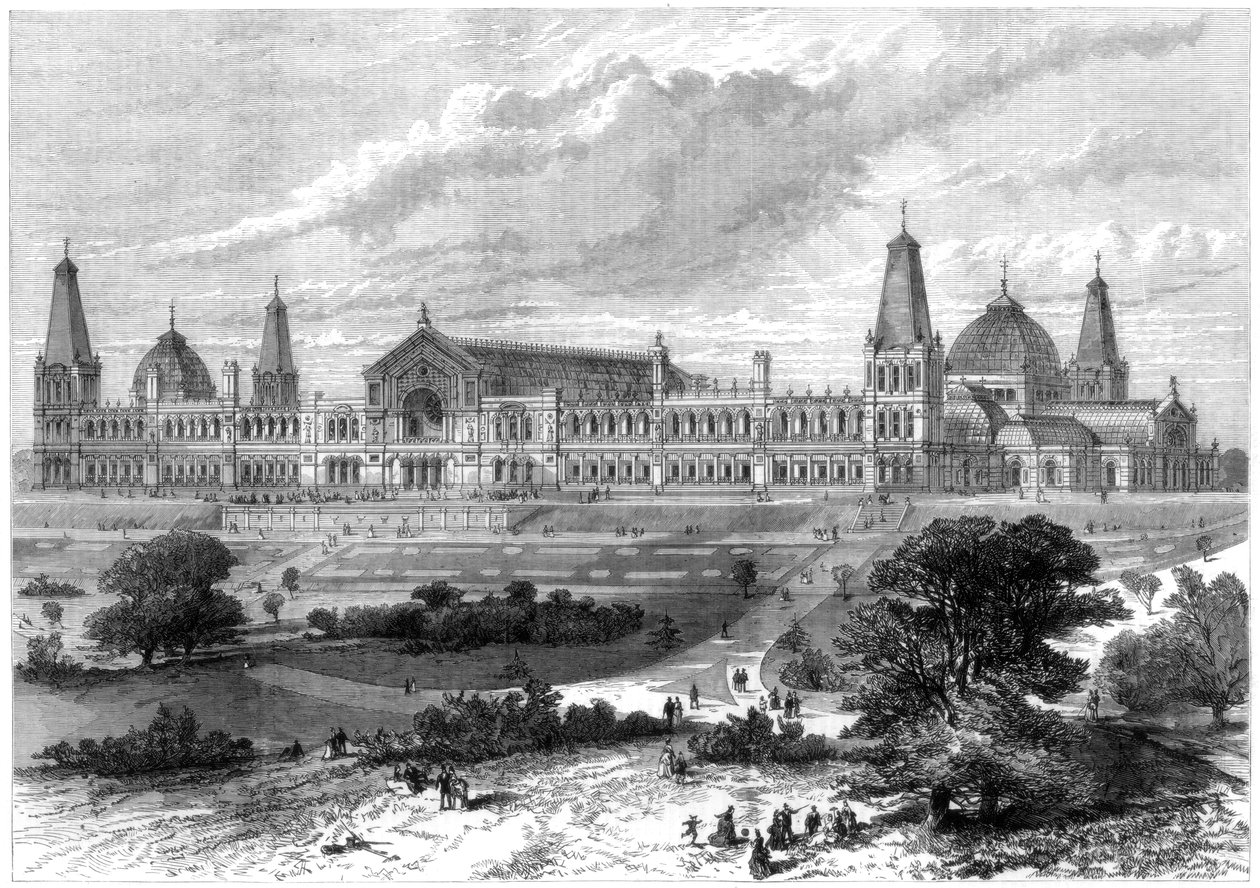 Alexandra Palace, Muswell Hill, London, 1875 av Unbekannt