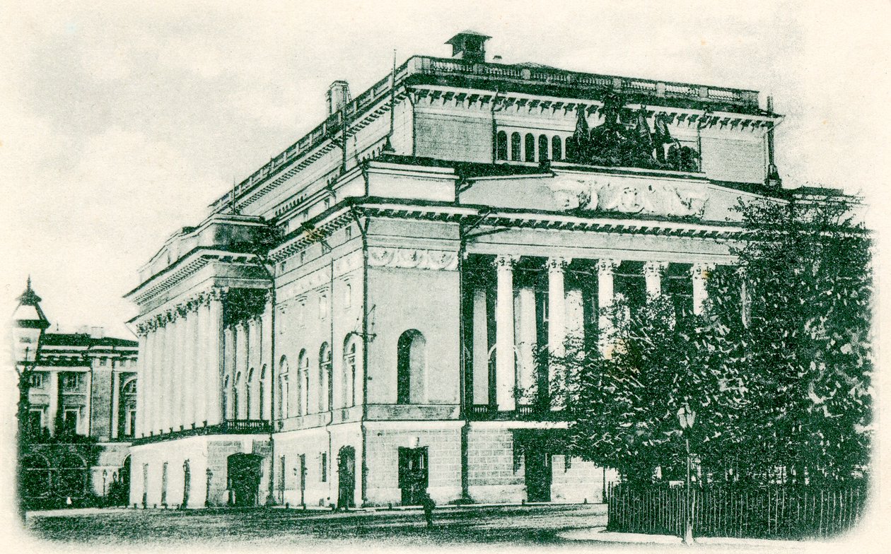 Alexandrinsky-teatern, Sankt Petersburg, Ryssland, 1890-talet av Unbekannt