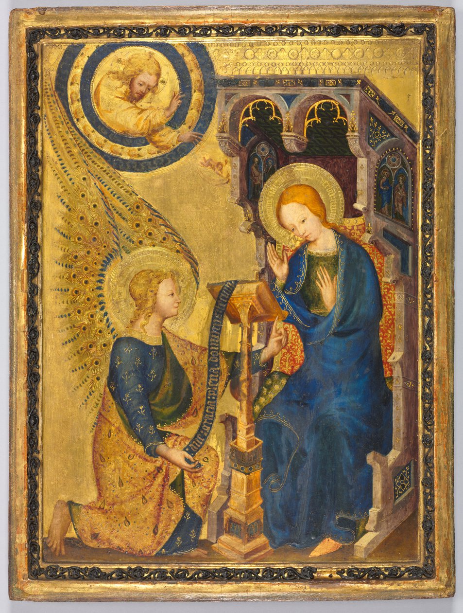 Bebådelsen, 1380-talet. av Unbekannt