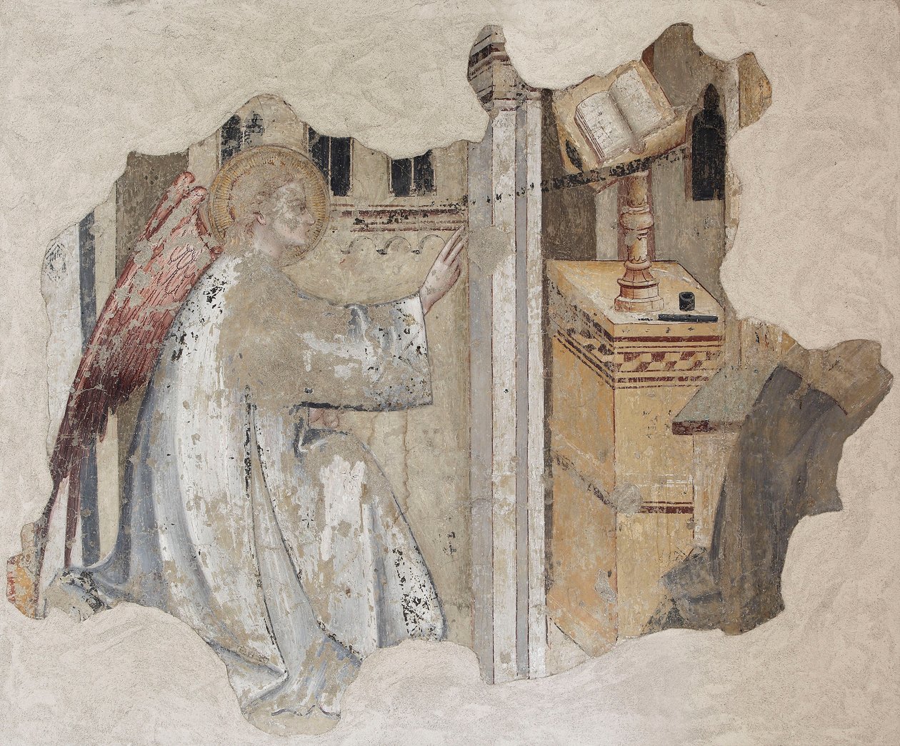 Bebådelsen, 1300-talet. av Unbekannt
