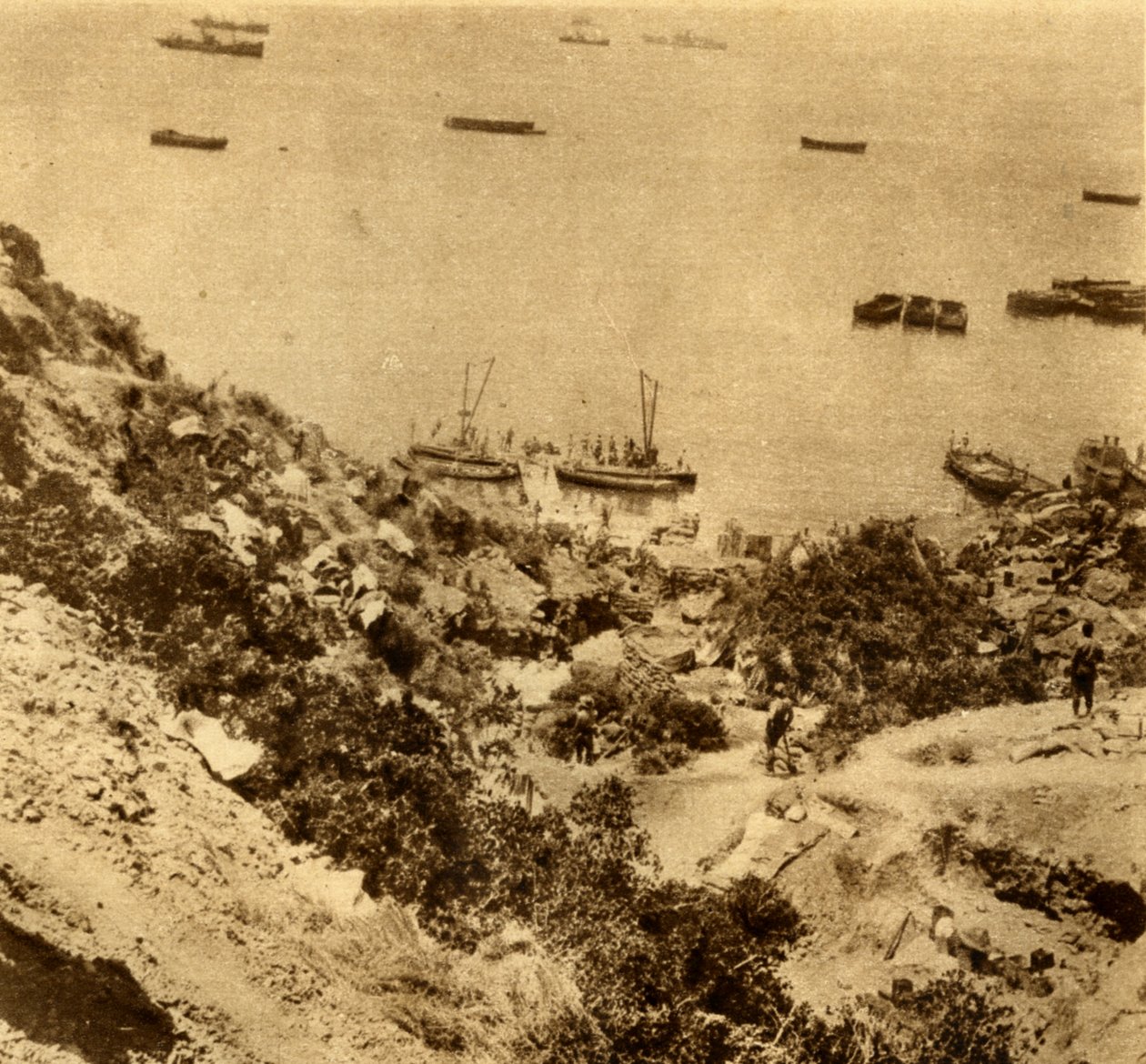 Anzac-kolonin i Gallipoli, Gaba Tepe av Unbekannt