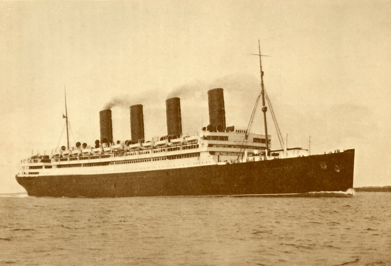 Aquitania Cunard Line, 45 647 ton, c1930. av Unbekannt