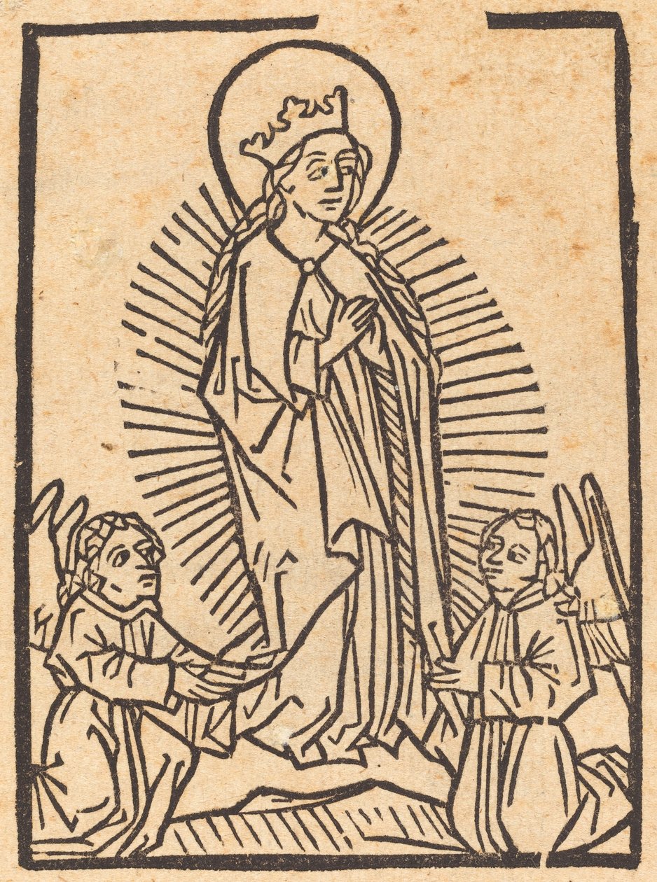 Jungfruns antagande, ca. 1480. av Unbekannt
