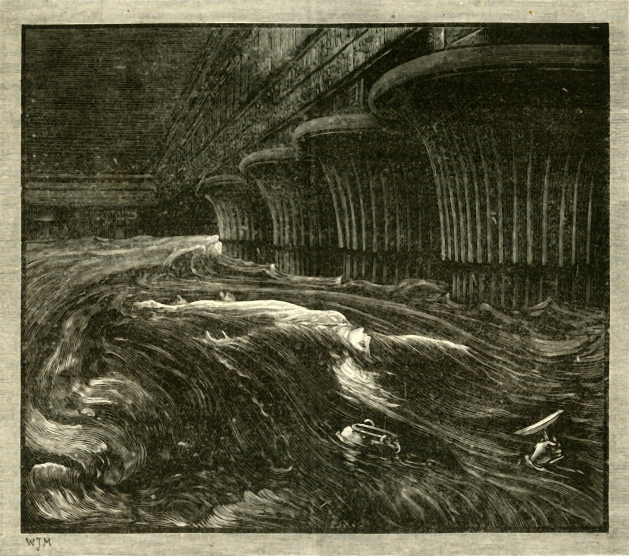 Nitocris bankett, 1890. av Unbekannt