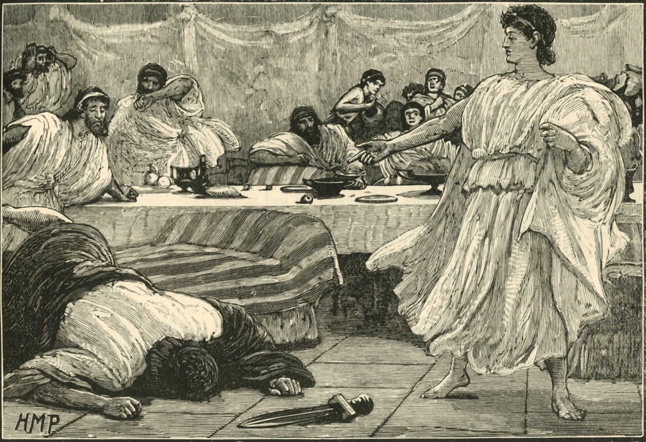 Filips bankett, 1890. av Unbekannt