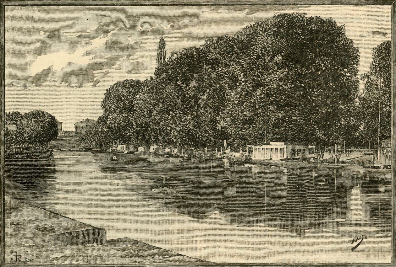 Pråmarna, 1898. av Unbekannt