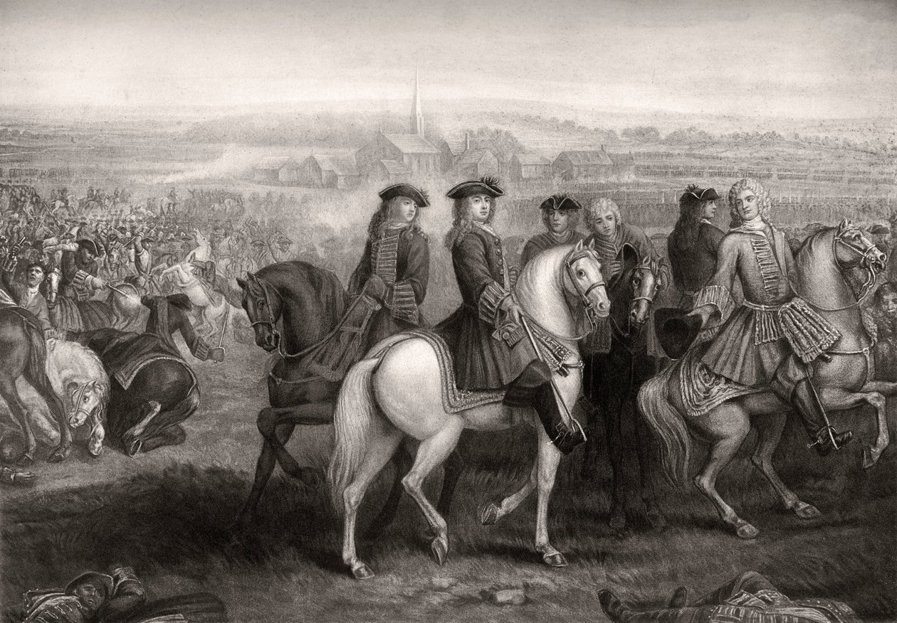 Slaget vid Blenheim, 1704 1906 av Unbekannt