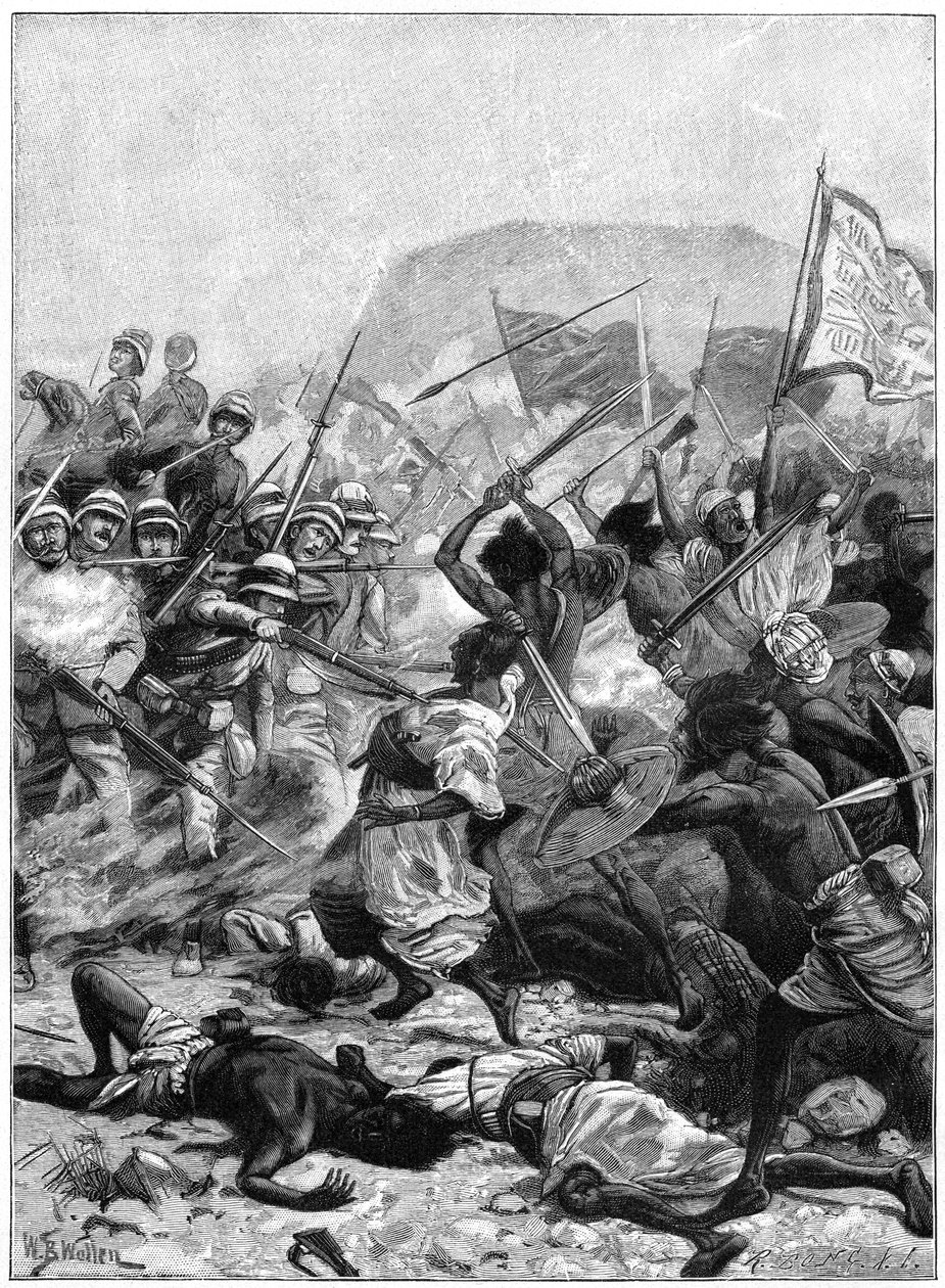 Slaget vid Khartoum, 1885 1900 av Unbekannt