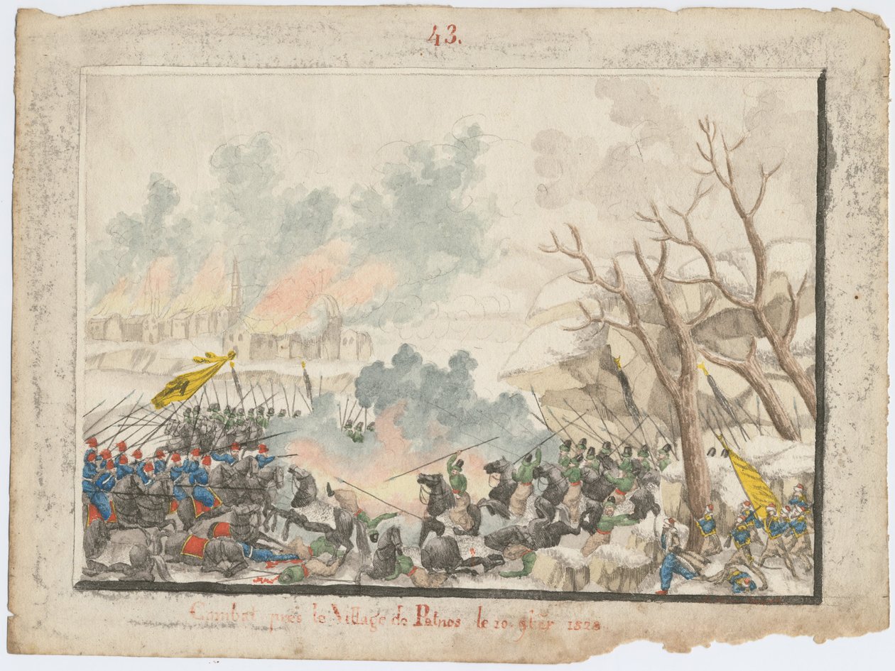 Slaget vid Patnos oktober 1828, 1829 av Unbekannt