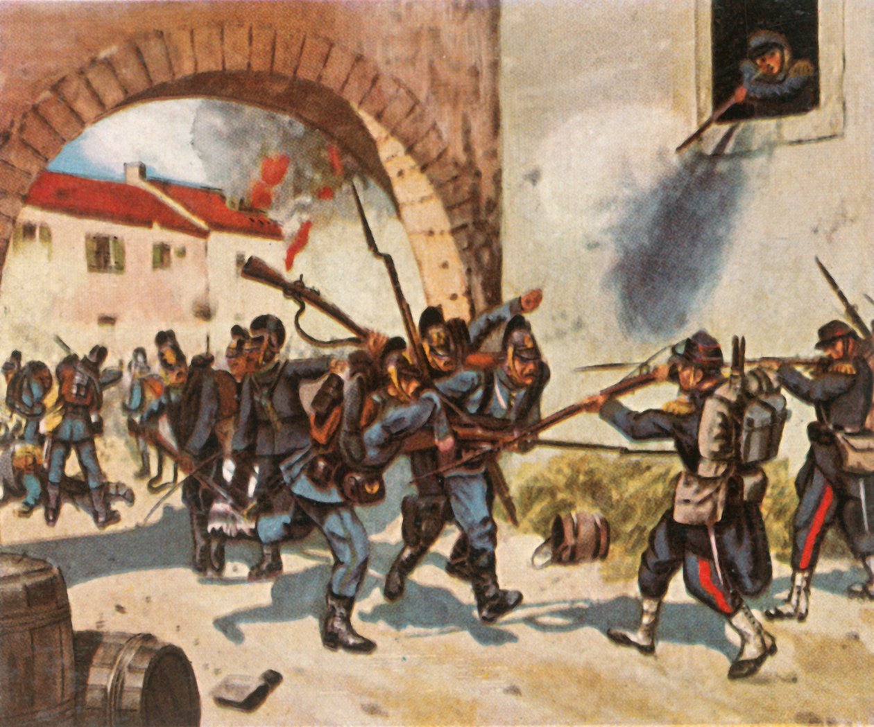 Slaget vid Sedan, 1 september 1870, 1936. av Unbekannt
