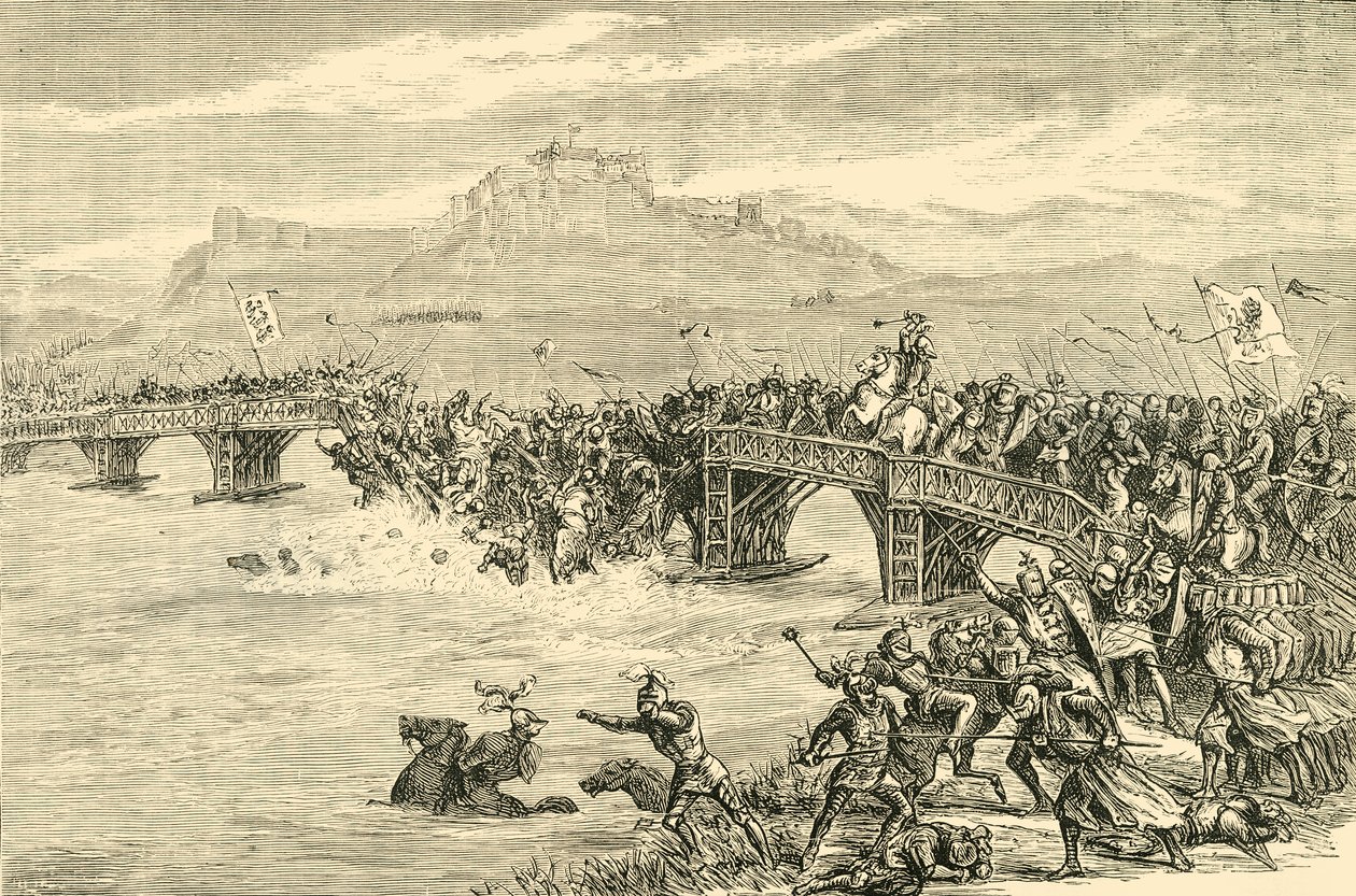 Slaget vid Stirling Castle, 1297 1890. av Unbekannt