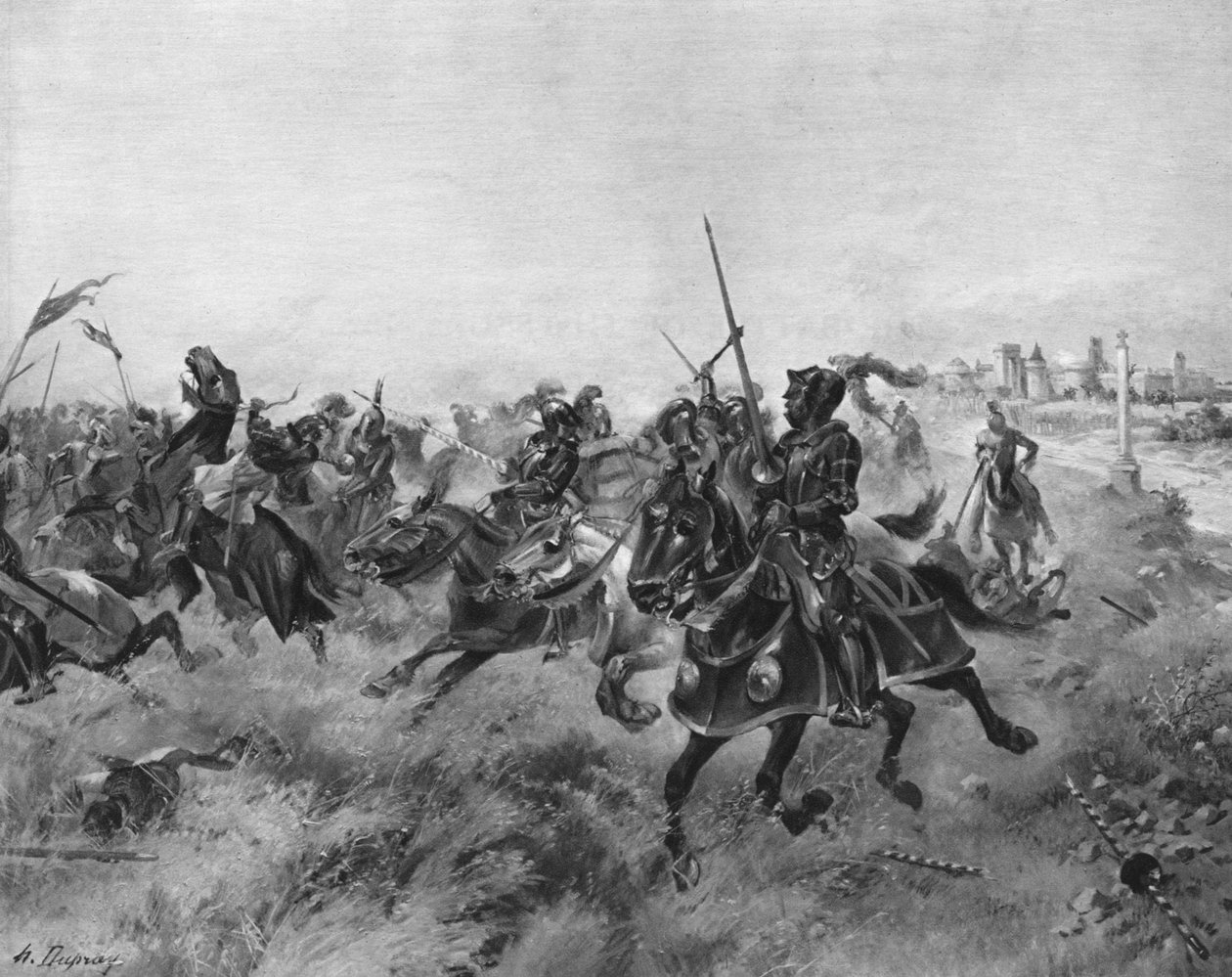 Slaget vid Spurs, 1513 av Unbekannt