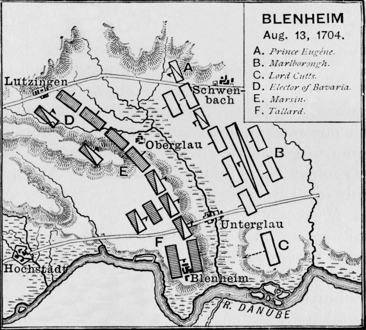 Slagfältet i Blenheim, c1895, 1903 av Unbekannt