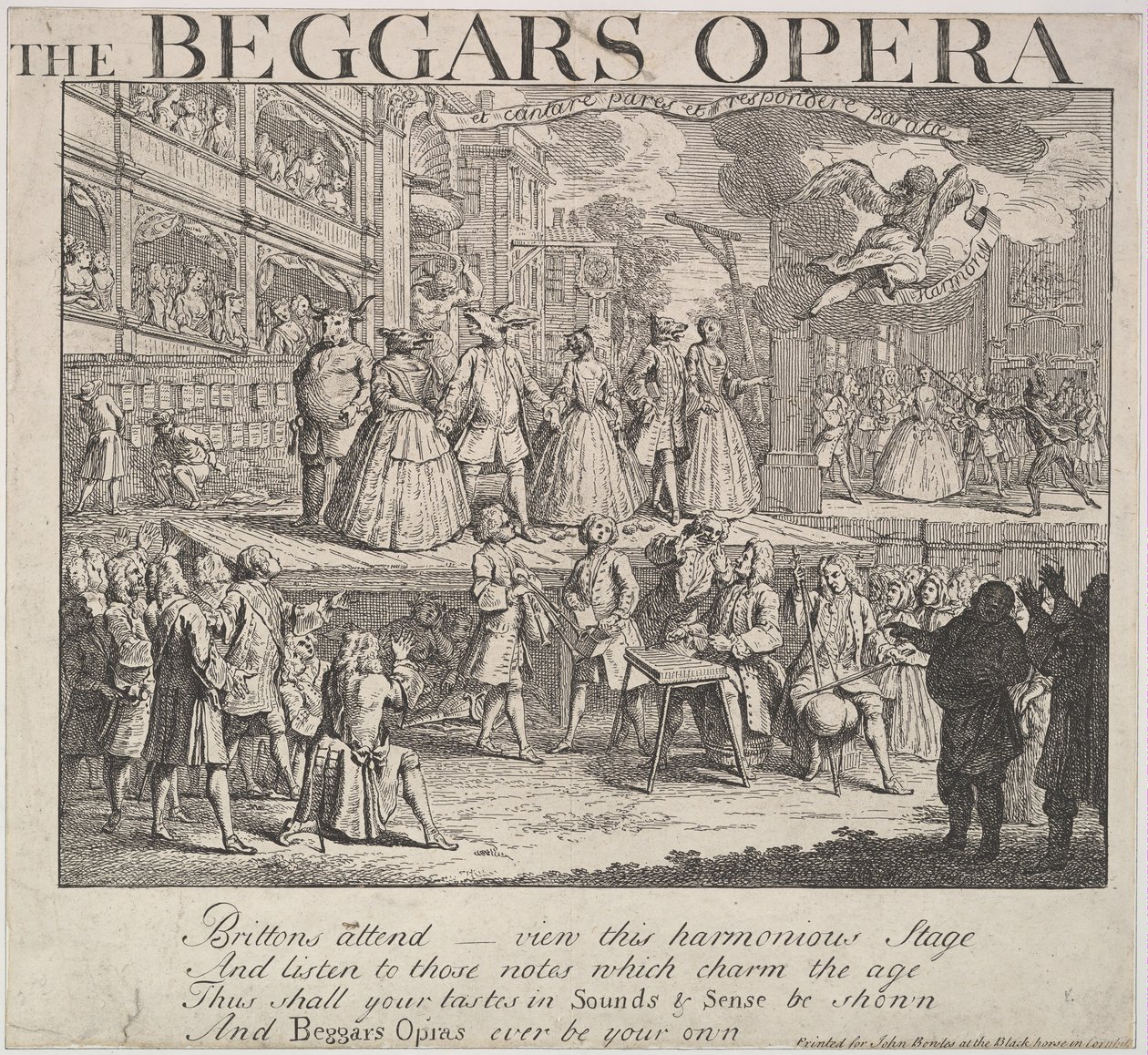 Tiggaroperan, 1728. av Unbekannt