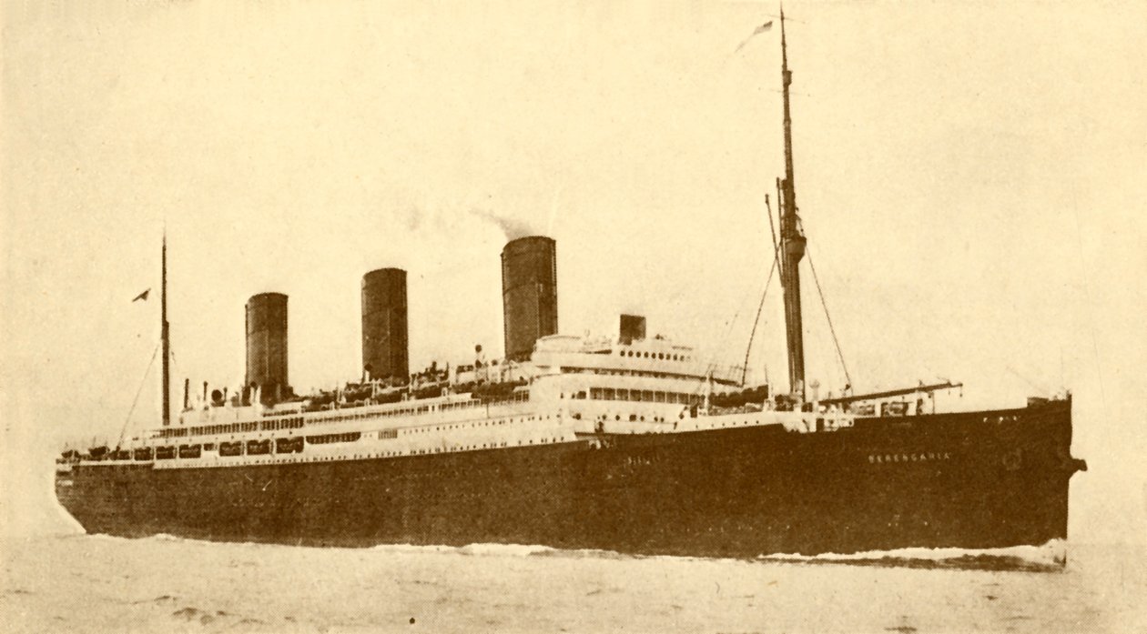 Berengaria Cunard-linjen, 52 700 ton, c1930. av Unbekannt