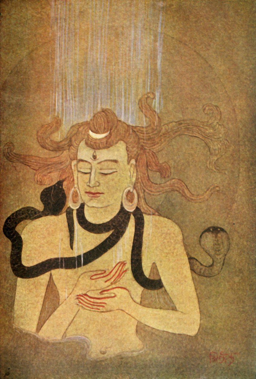 "Gangas födelse", 1920. av Unbekannt