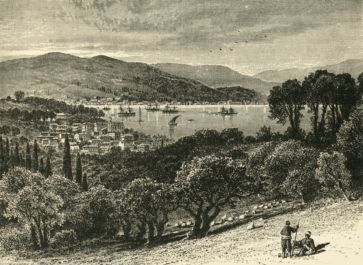 Bosporen, från Therapia, 1890. av Unbekannt