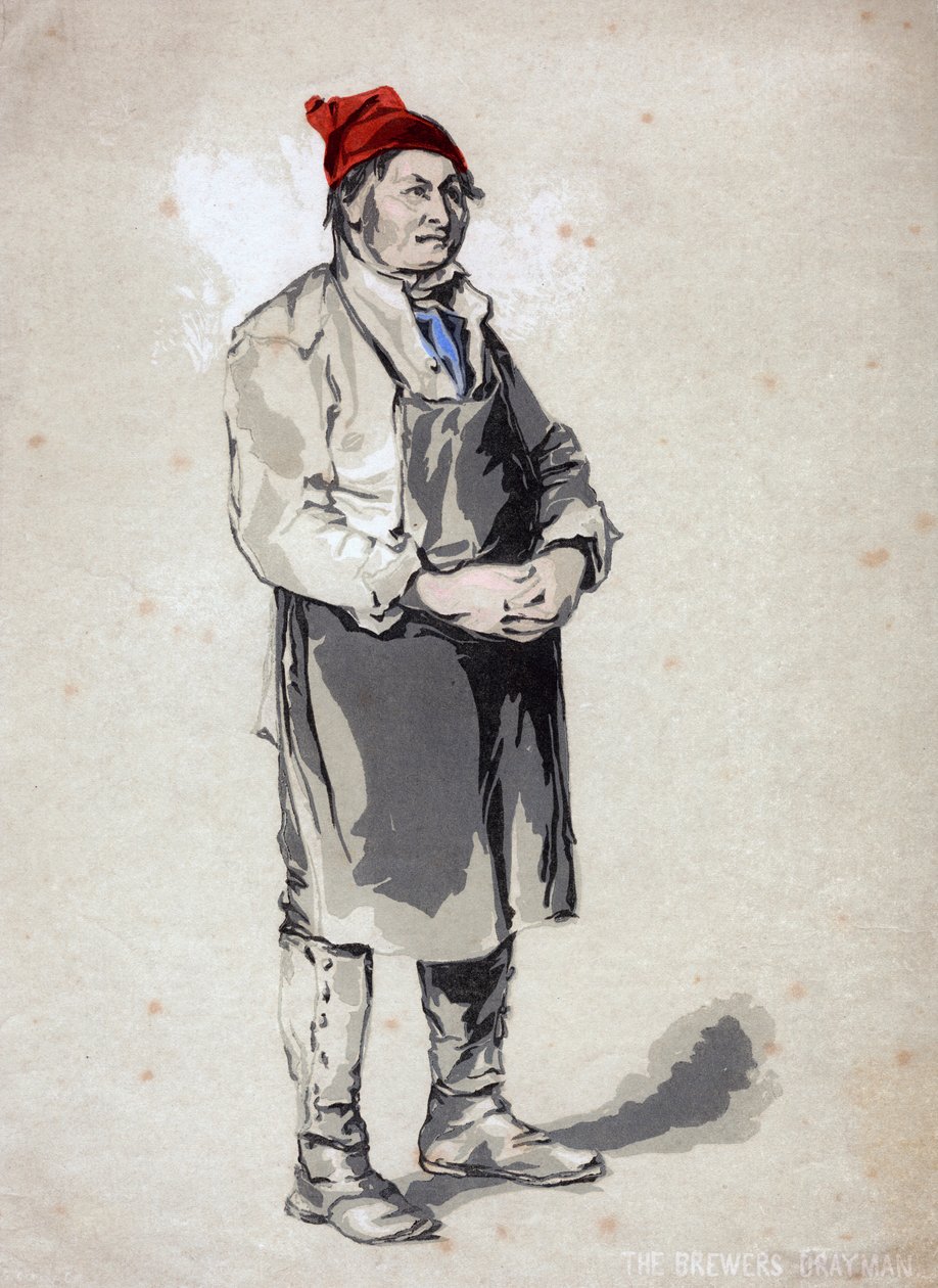 The Brewers Drayman, 1800-talet av Unbekannt