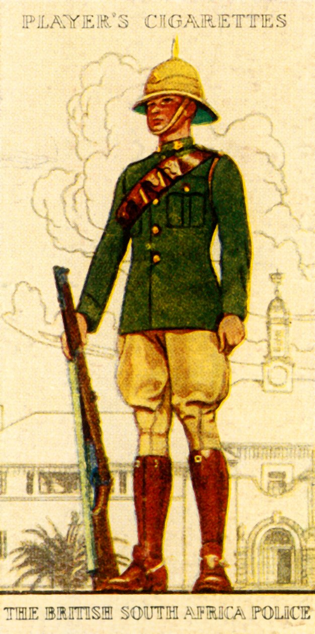 Den brittiska sydafrikanska polisen, 1936. av Unbekannt