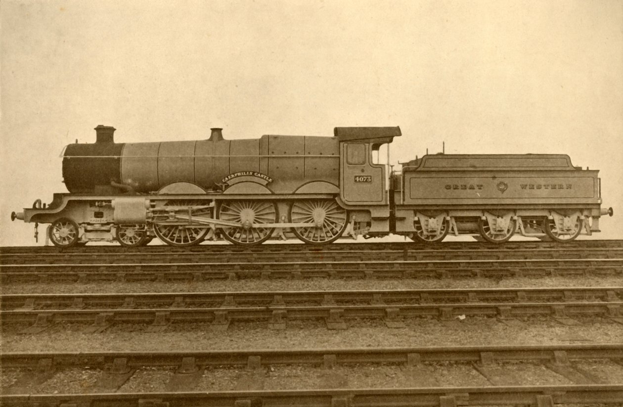The Caerphilly Castle 4-6-0, Great Western Railway, 1930. av Unbekannt