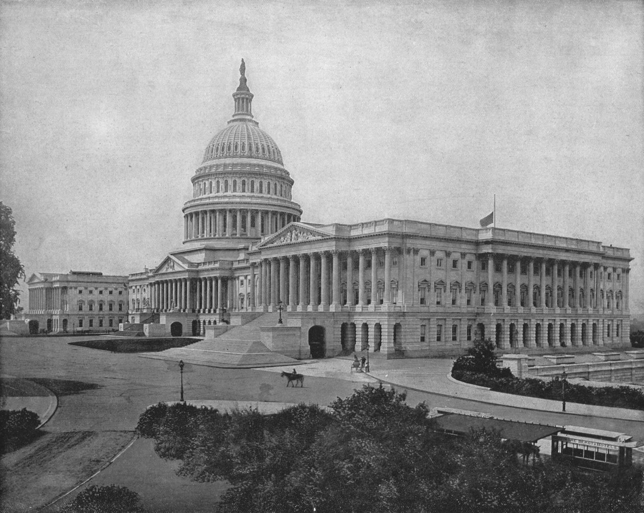 The Capitol, Washington DC, USA, c1900. av Unbekannt