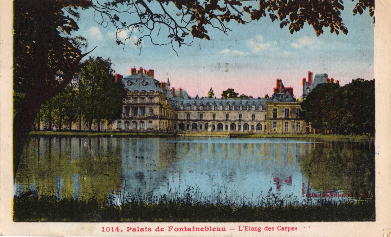 Karpdammen, Palace of Fontainebleau, 1930-talet. av Unbekannt
