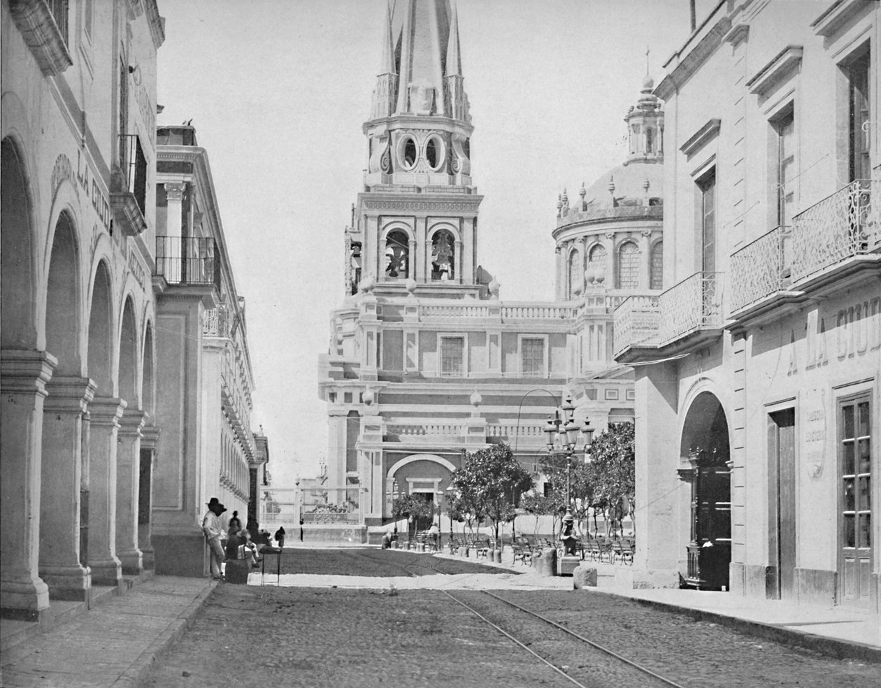 Katedralen i Guadalajara, Mexiko, c1897. av Unbekannt