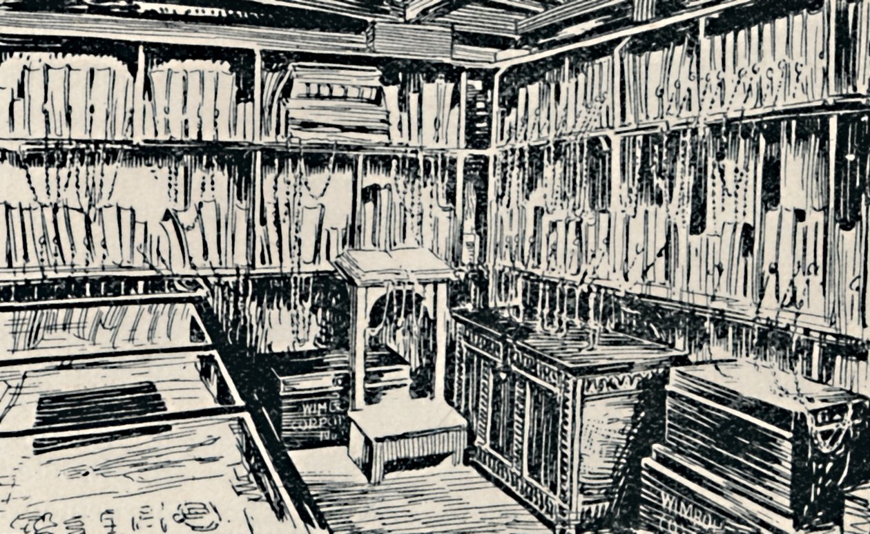 The Chained Library i Wimborne, 1929 av Unbekannt
