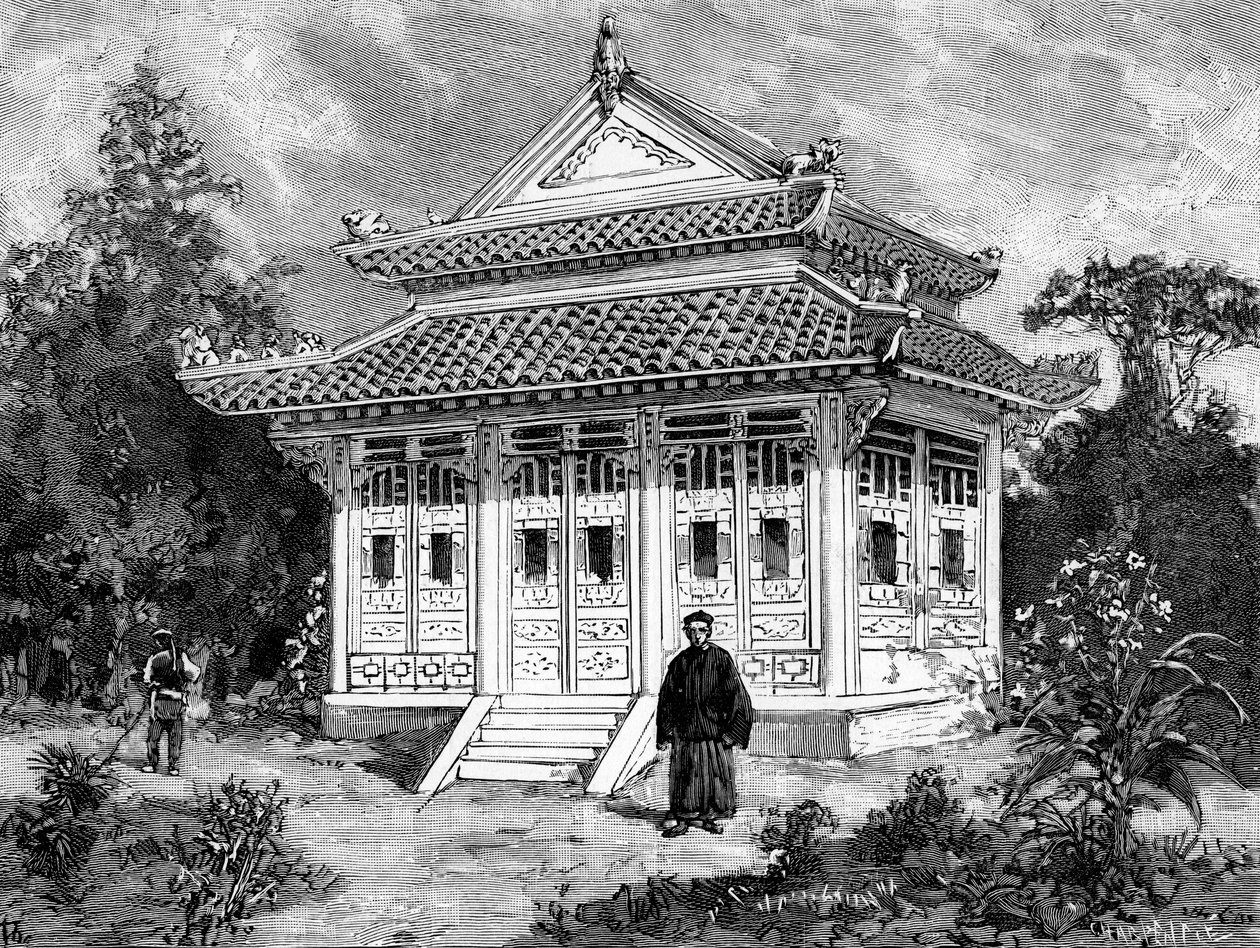 Det kinesiska huset, 1889 av Unbekannt