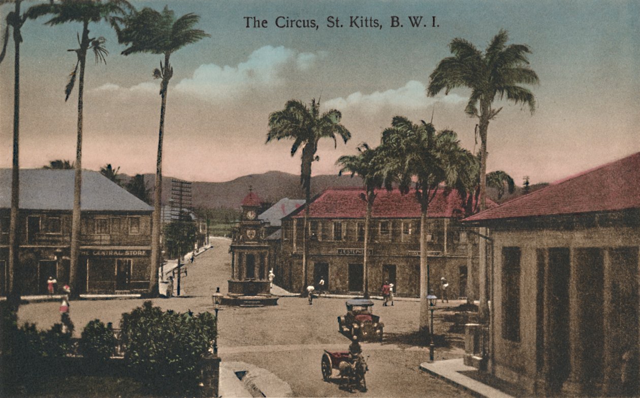 The Circus, St. Kitts, B.W.I., tidigt 1900-tal. av Unbekannt