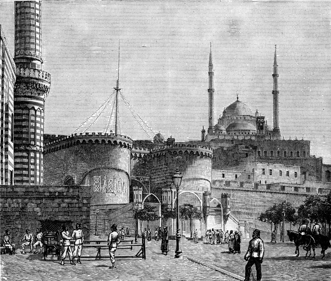 Citadellet, Kairo, Egypten, 1900 av Unbekannt