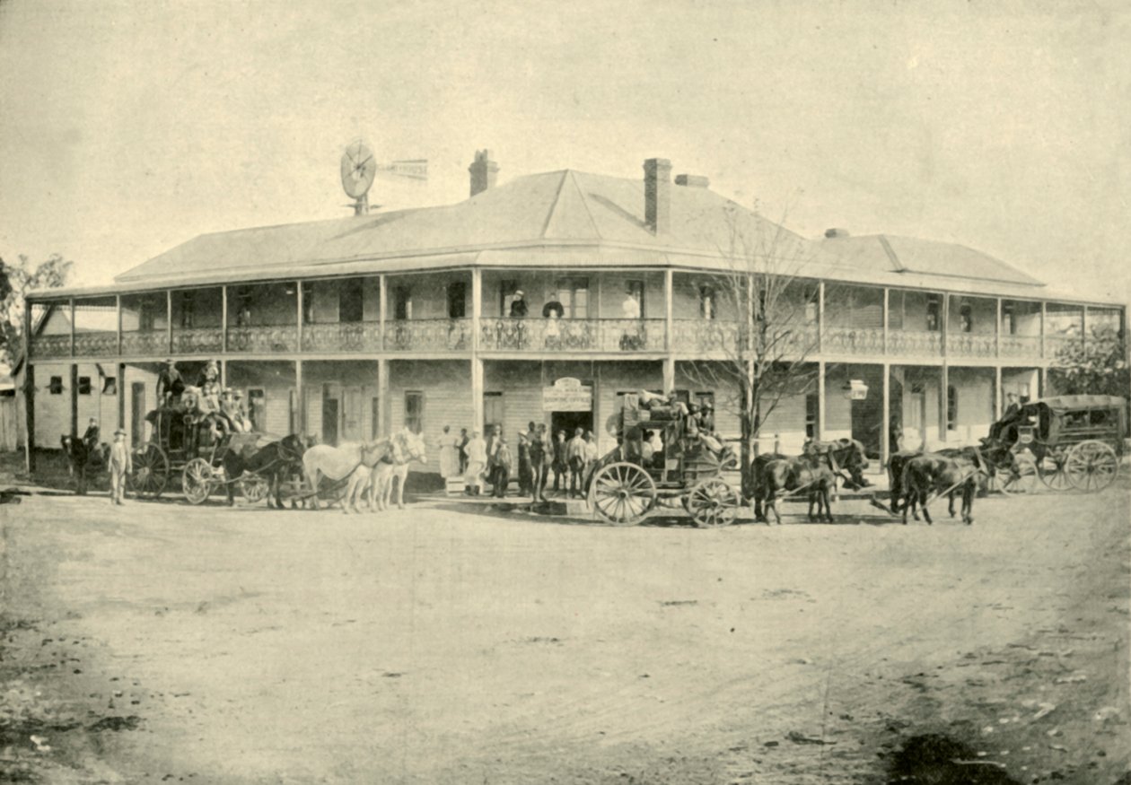 The Club House Hotel, Narrabri, 1901. av Unbekannt