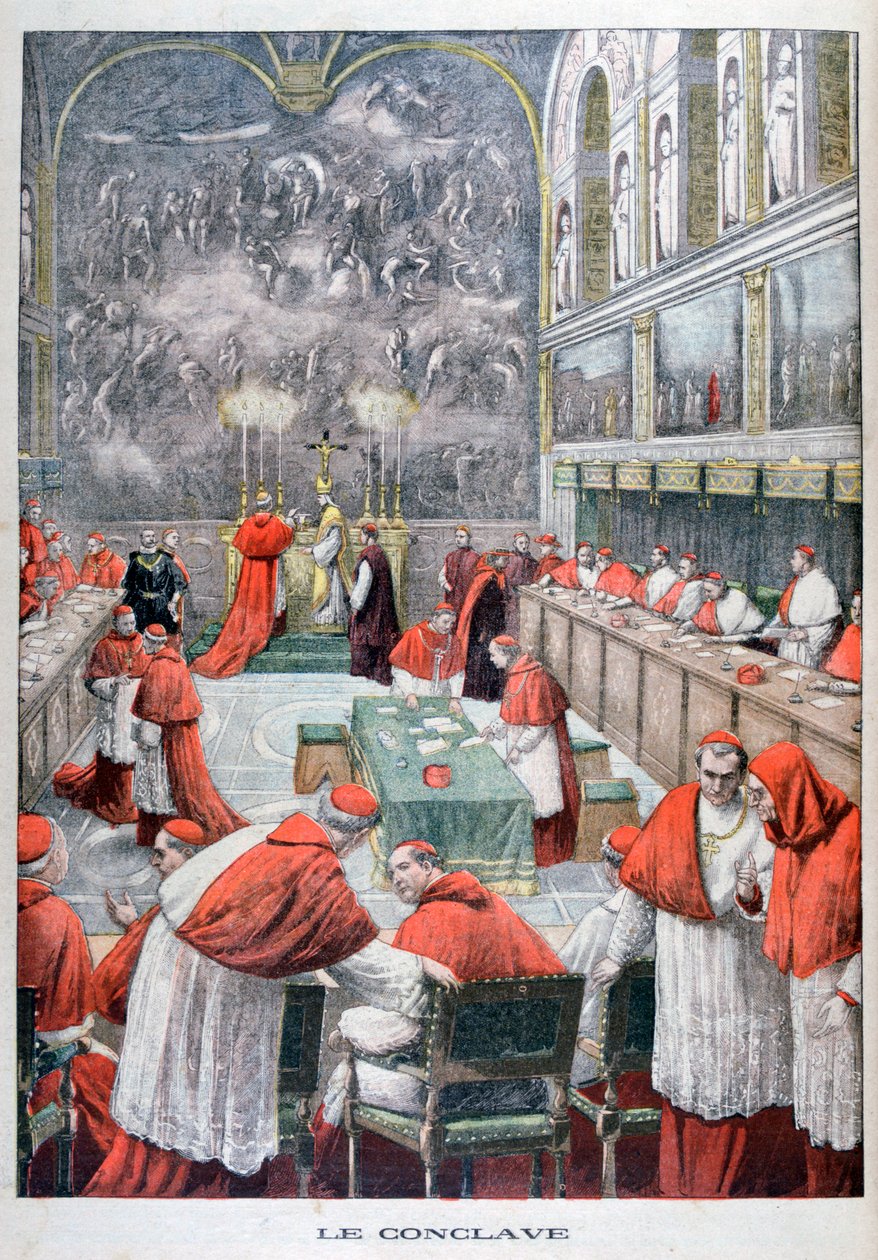 Konklaven, 1903 av Unbekannt
