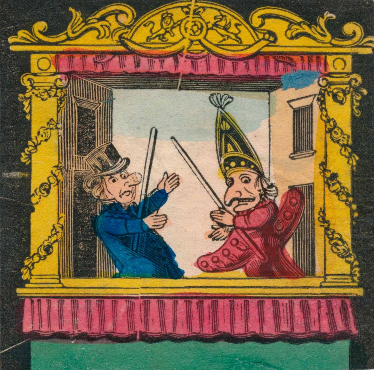 The Constable and Punch, sent 1700-tidigt 1800-tal av Unbekannt