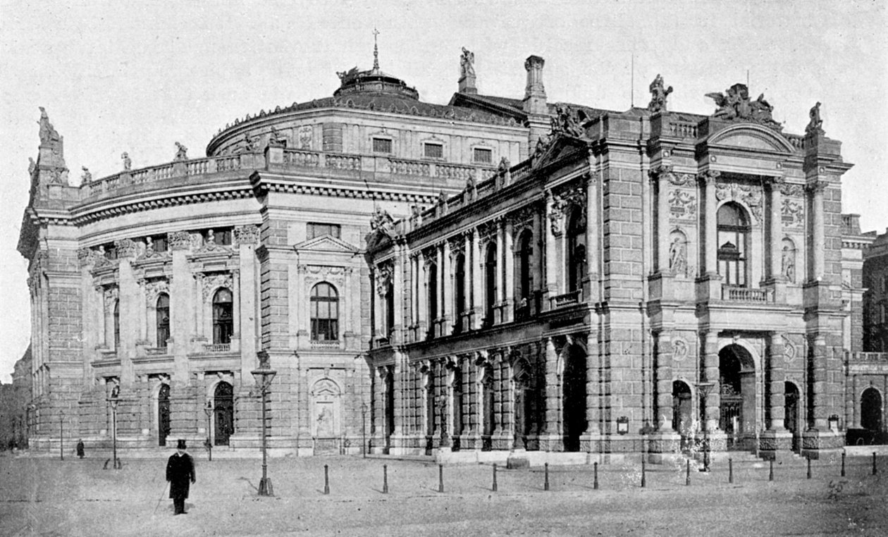 Hofteatern, Wien, Österrike, 1899 av Unbekannt