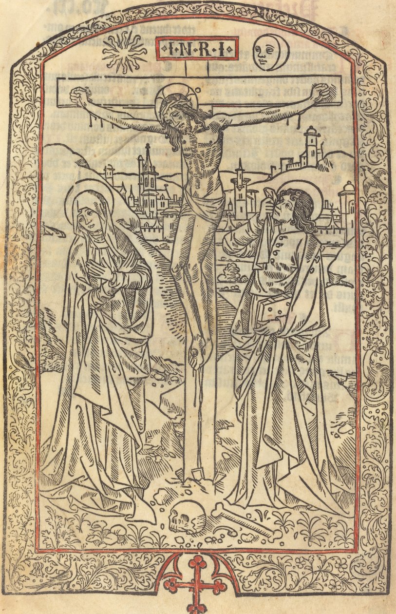 Korsfästelsen, ca. 1485. av Unbekannt