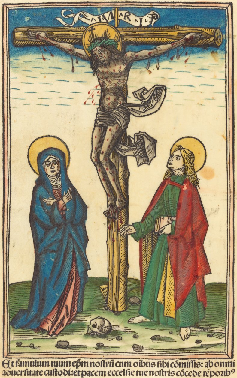 Korsfästelsen, ca. 14901500. av Unbekannt