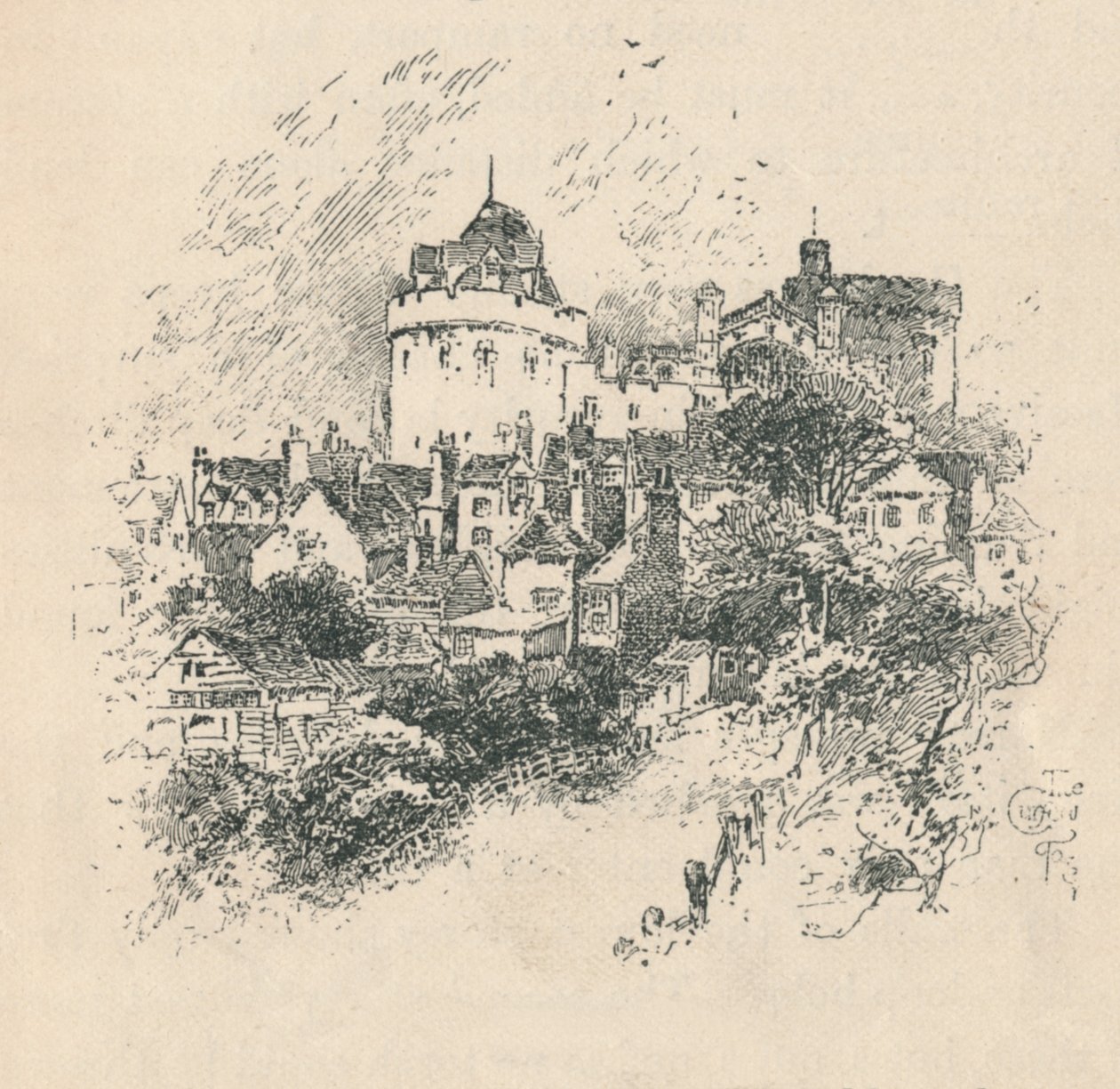 Utgångsförbudstornet, 1895 av Unbekannt