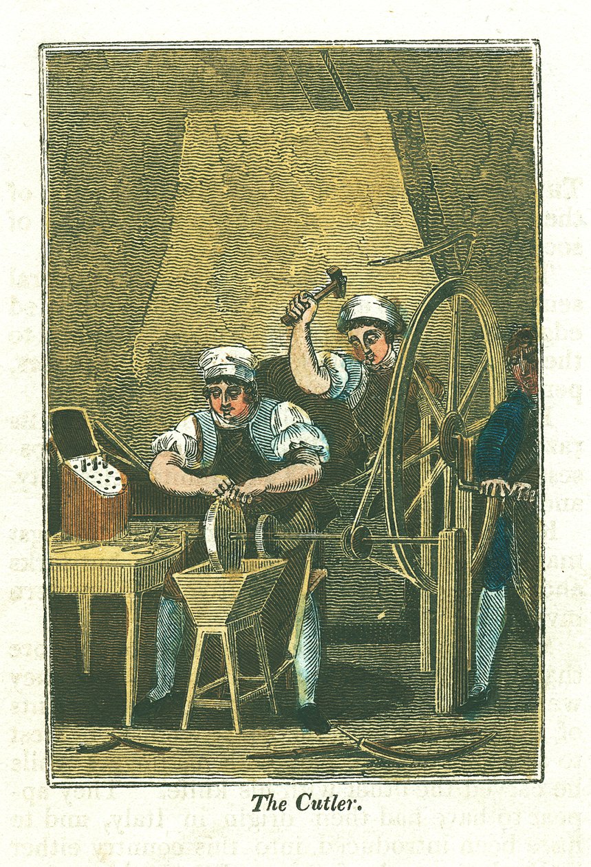 The Cutler, 1823 av Unbekannt