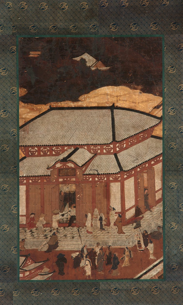 Great Buddha Hall, Hokoji, Ito, Edo Period, 17th Line Tsuryo. av Unbekannt