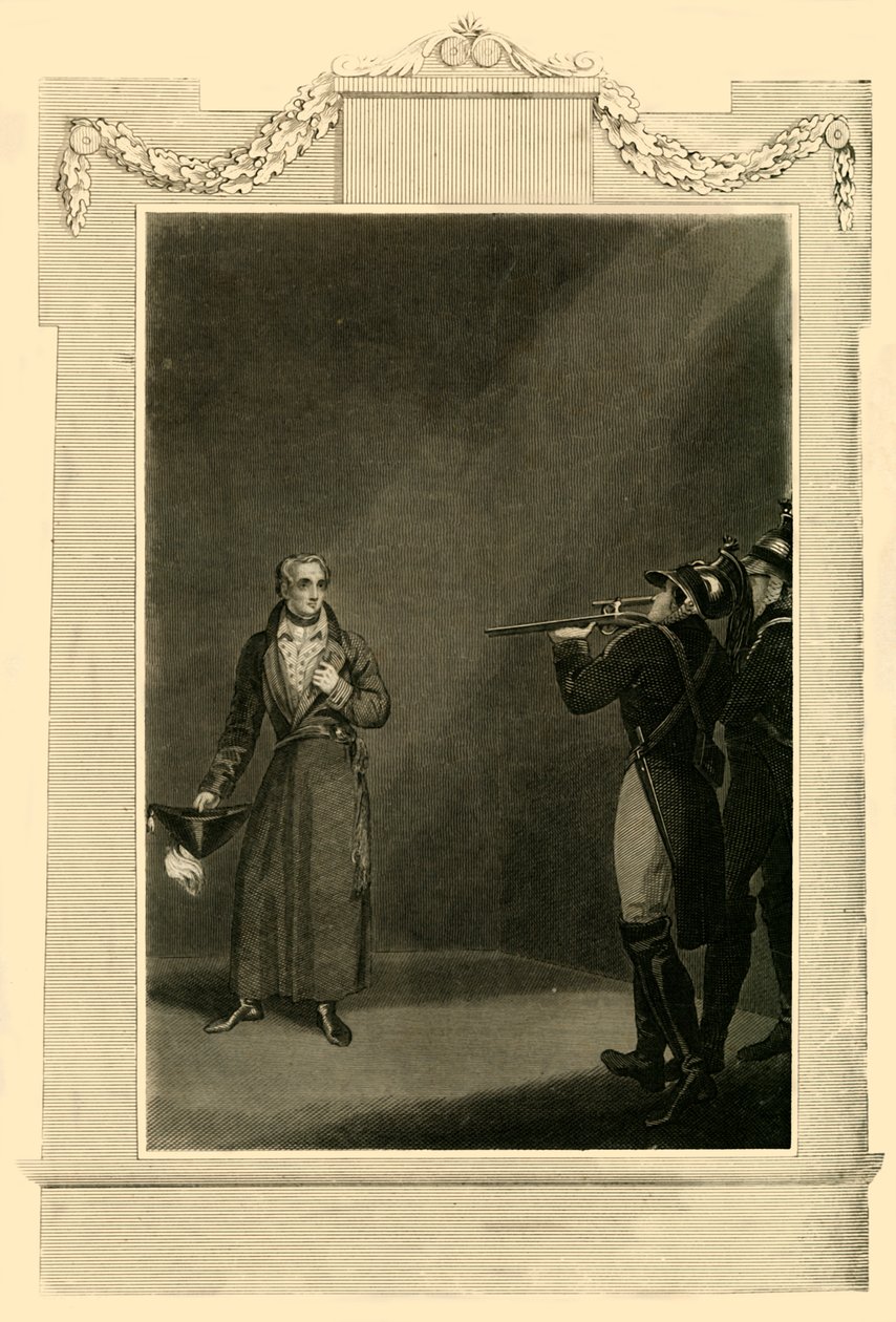 Murats död, 1815, 1816. av Unbekannt