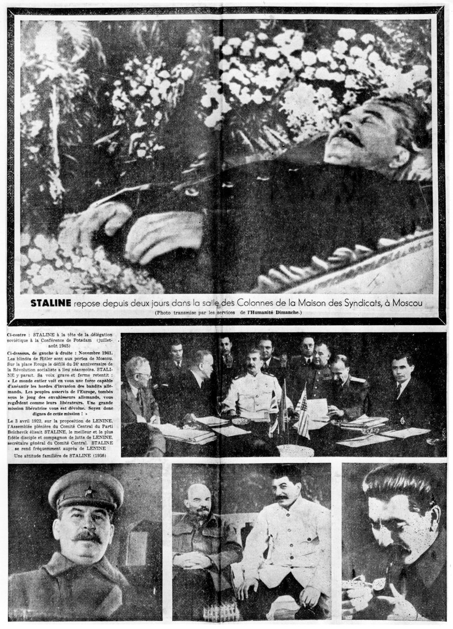 Stalins död, 8 mars 1953 av Unbekannt