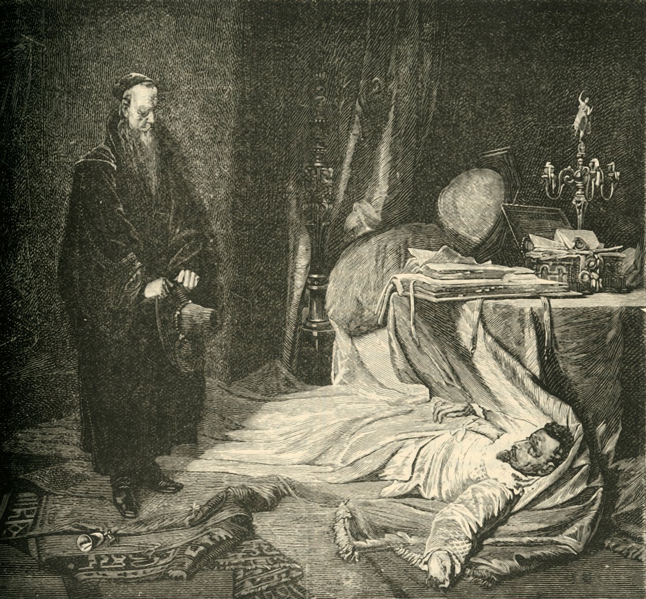 Wallensteins död, 1634, 1890. av Unbekannt