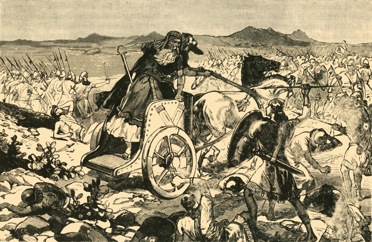 Adonizedecks nederlag, 1890. av Unbekannt