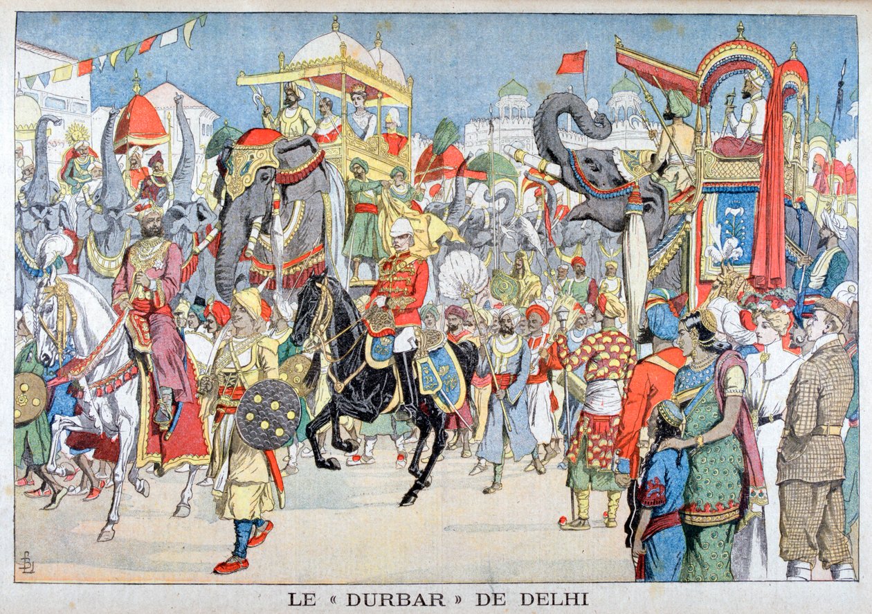 Delhi Durbar, 1903 av Unbekannt
