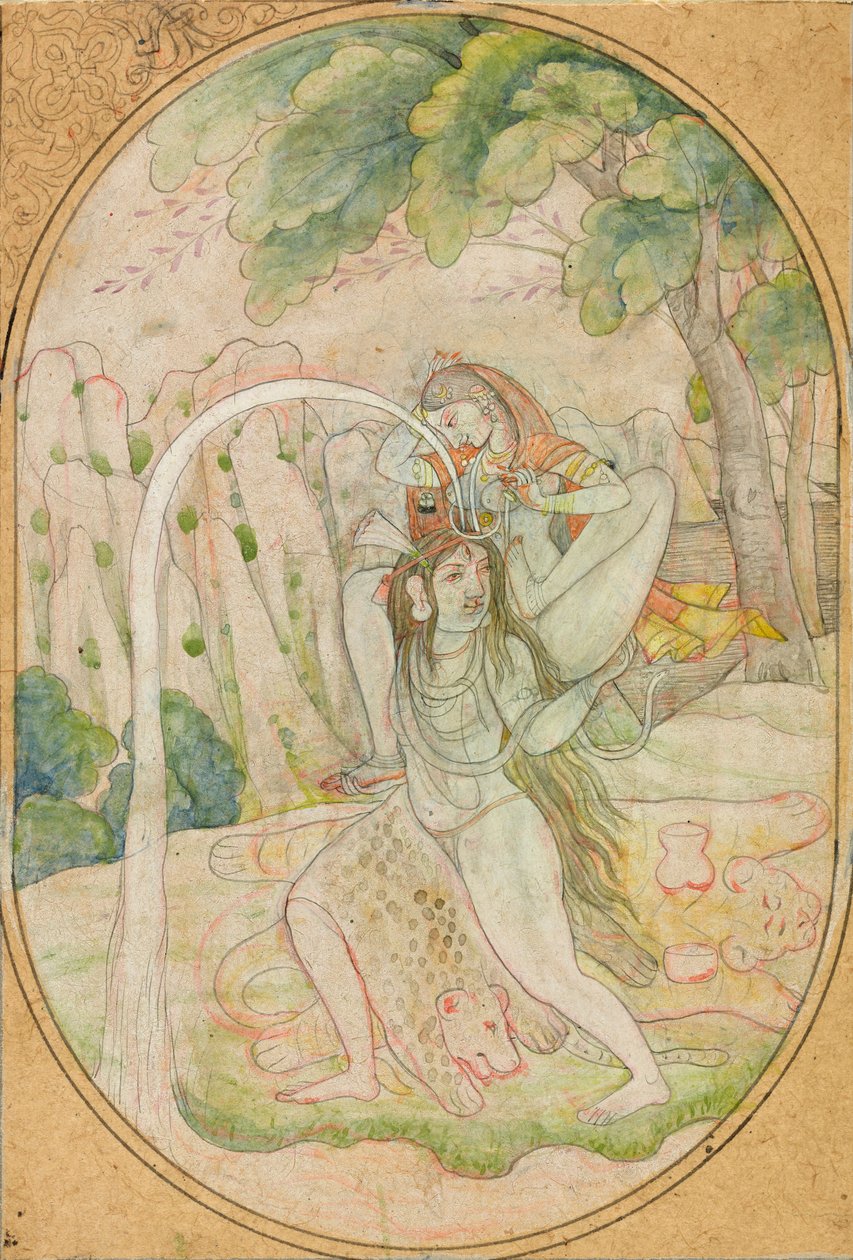 Nedstigningen av Ganges, ca. 1800. av Unbekannt