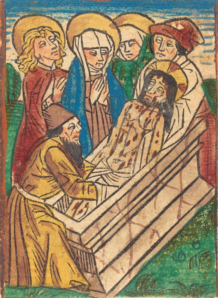 Gravläggningen, c. 1490. av Unbekannt