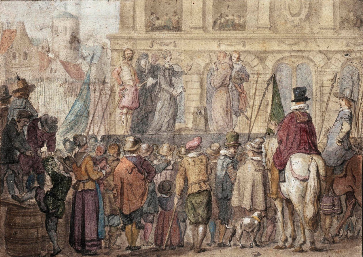 Avrättningen av Lady Jane Grey. av Unbekannt